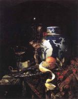 Willem Kalf - Still Life With A Late Ming Ginger Jar